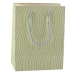 Paper Gift Bag Silver Wavy Lines 23 x 18 x 10.5 cm