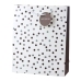 Classic Polka Dot Gift Bag with Just For You Pendant 32 x 26 x 10 cm