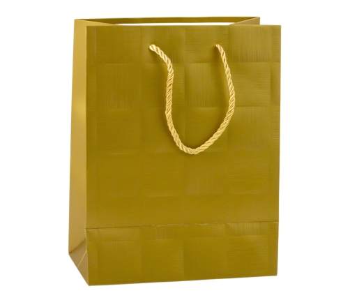 Gift Bag Structured Squares Elegant 23 x 18 x 10 cm