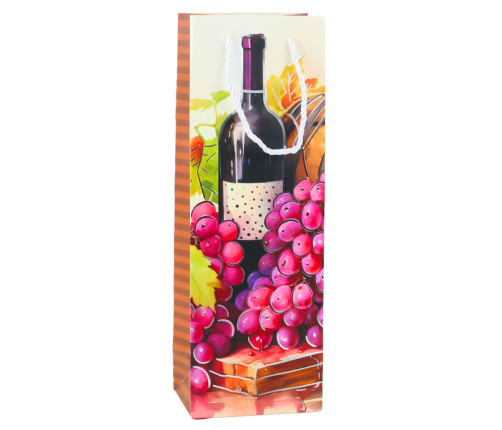 Wine Bottle Paper Gift Bag 35 x 12 x 9 cm