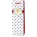Wine Bottle Gift Bag with Polka Dots 35 x 12 x 9 cm