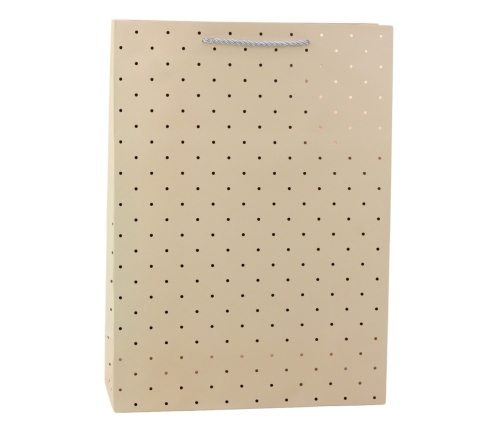 Classic Gift Bag with Gold Dots 41 x 30 x 12 cm