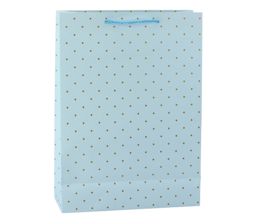 Classic Gift Bag with Gold Dots 41 x 30 x 12 cm