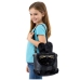 Children's Backpack Plush Ears Adjustable Strap Black 22cm 4L