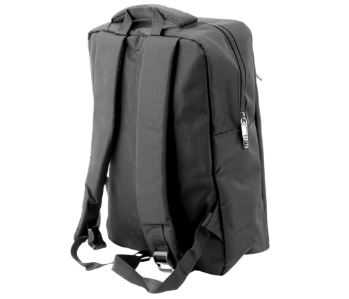 City Business Backpack USB Middle Compartment Black 14L