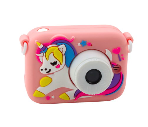 Digital Camera For Kids Unicorn Pink 48Mpx HD 1080P
