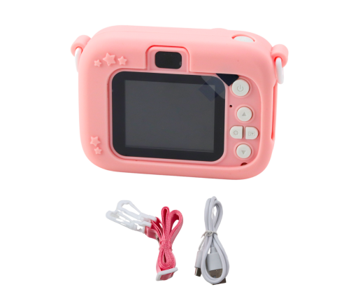 Digital Camera For Kids Unicorn Pink 48Mpx HD 1080P