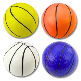 Foam Basketball Ball for Bouncing, Kicking, Fun 12cm