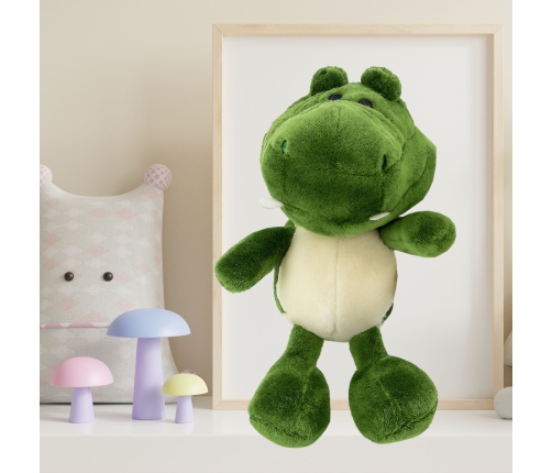 Plush Crocodile Cuddly Toy with Suction Cup Green 23 x 12 cm