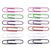 Set of Colorful Paper Clips 30mm 40pcs.