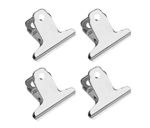 Set of 4 Metal Paper Clips 50mm