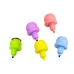 Ice Cream Cone Ice Cream Scoops Highlighters 5 Pastel Colors 18cm