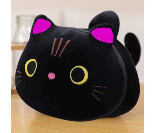 Plush Mascot Cuddly Toy Black Cat 18cm