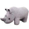 Plush Mascot Rhinoceros Plush Toy Cuddly Toy Gray 30cm Plush Mascot Rhinoceros Plush Toy Cuddly Toy Gray 30cm