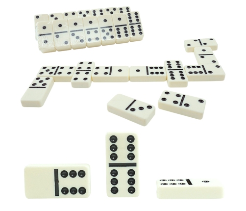 Classic Domino Game Traditional Six Case 28 Stones