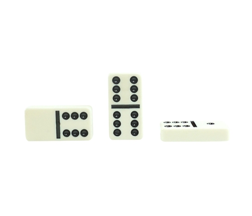 Classic Domino Game Traditional Six Case 28 Stones