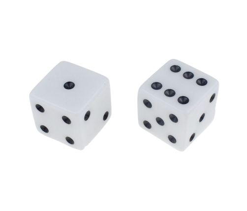 Set of Classic Dice 1-6 White 100pcs.