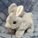 Plush Mascot Cuddly Toy Hare Rabbit Gray 18cm
