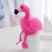 Flamingo Plush Keychain Fluffy Decoration Pink 12cm