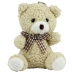 Teddy Bear Plush Keychain Pendant Decoration Beige 8cm