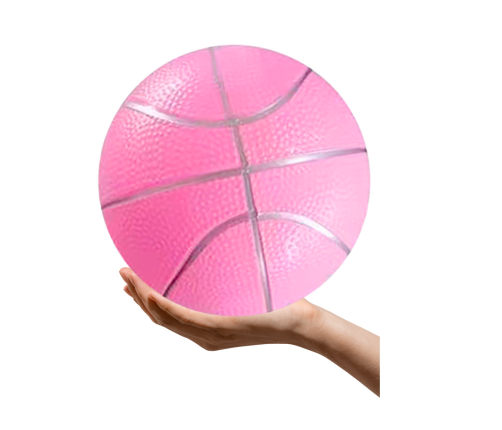 Pastel Light Pink Rubber Ball 20cm