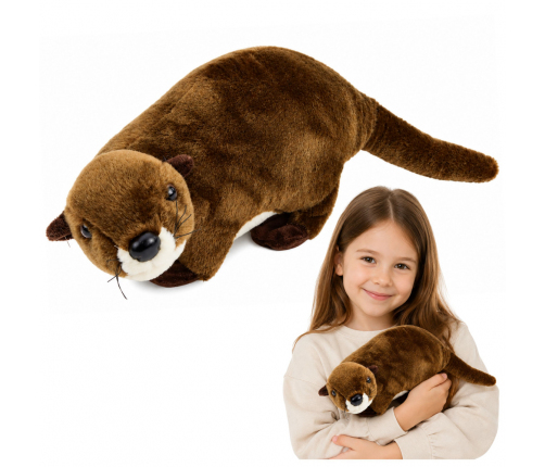 Plush Toy Otter Cuddly Toy Brown 37cm