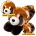 Plush Red Panda Mascot Keychain Ring Carabiner 13cm