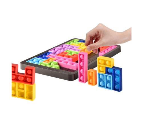 Tetris Pop-It Game Puzzle 3in1 Sensory Colored 27pcs