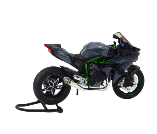 Sports Motorcycle Metal Lights Sounds Gray 1:12