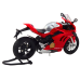 Sports Motorcycle Metal Lights Sounds Red 1:12