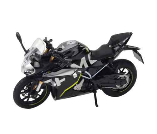 Sports Motorcycle Metal Lights Sounds Black 250 SR 1:12