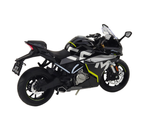 Sports Motorcycle Metal Lights Sounds Black 250 SR 1:12
