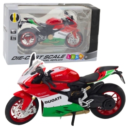 Sports Motorcycle Metal Red Green Lights Sounds 1:12 Sports Motorcycle Metal Red Green Lights Sounds 1:12