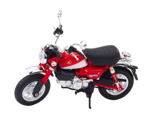 Motorcycle Retro Classic Metal Lights Red 1:12