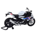 Sports Motorcycle Metal Lights Sounds White S1000 1:12