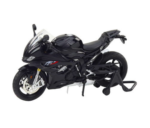 Sports Motorcycle Metal Lights Sounds Black S1000 1:12
