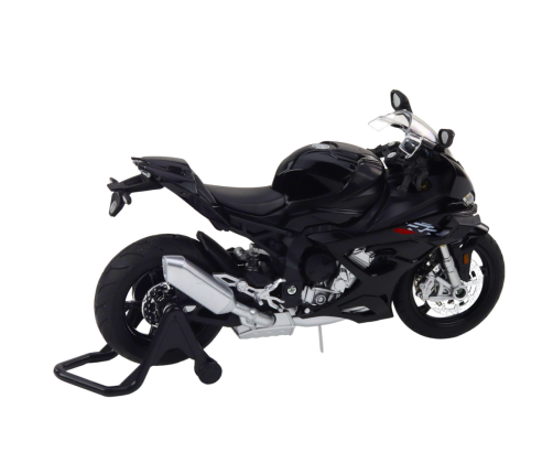 Sports Motorcycle Metal Lights Sounds Black S1000 1:12