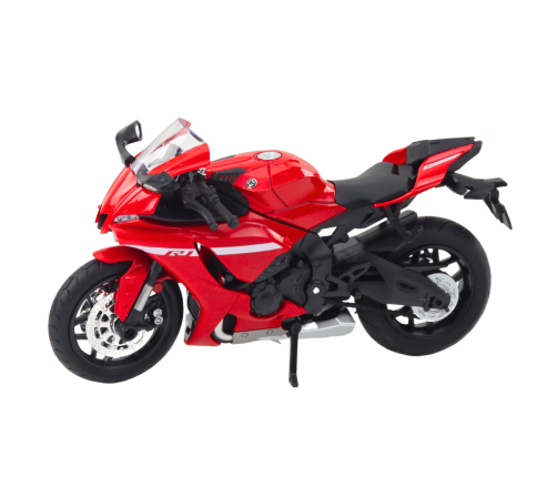 Sports Motorcycle Metal Lights Sounds Red R1 1:12
