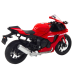 Sports Motorcycle Metal Lights Sounds Red R1 1:12