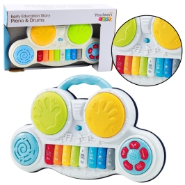 Interactive Educational Piano With Drums Colorful Animal Sounds Interactive Educational Piano With Drums Colorful Animal Sounds
