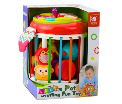 Cylinder Sensory Cube Interactive Sorter Lights Sounds Colorful