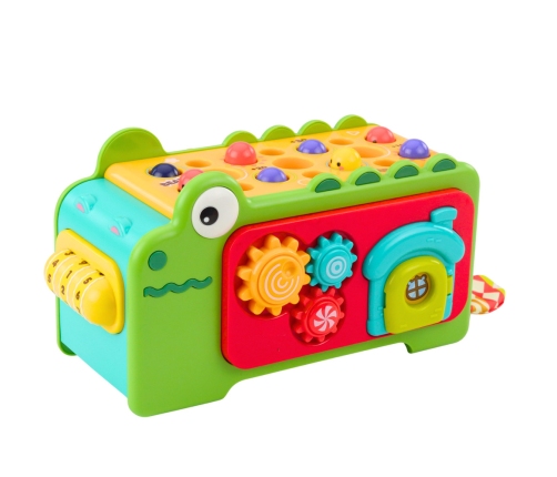 Educational Sensory Cube Cymbals Maze Crocodile