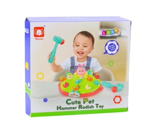 Arcade Game Hit Carrots With Hammer Jumping Rabbit