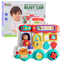 Interactive Educational Car Lights Sounds Colorful Board