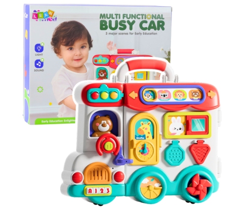 Interactive Educational Car Lights Sounds Colorful Board
