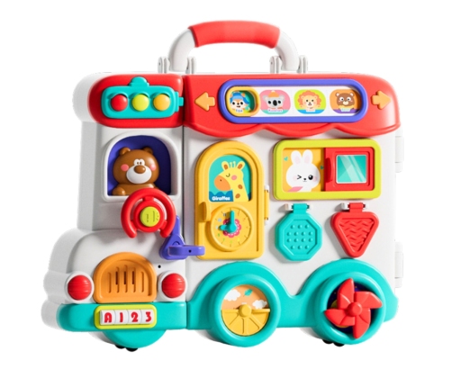 Interactive Educational Car Lights Sounds Colorful Board