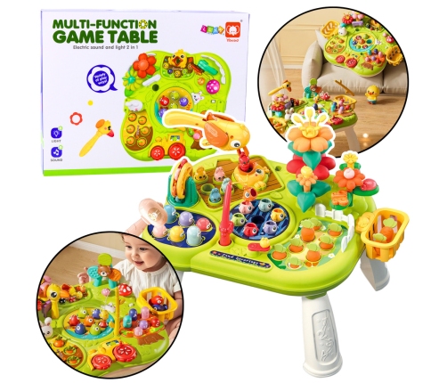 Multifunctional Board Interactive Table For Toddlers Skill Games