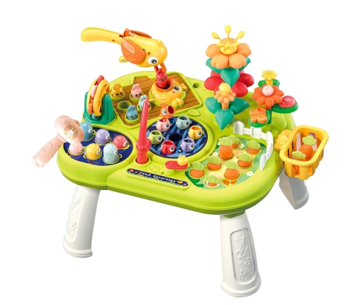 Multifunctional Board Interactive Table For Toddlers Skill Games