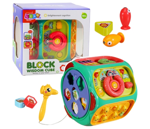 Educational Toy Interactive Cube Multifunctional 8in1