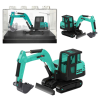Huina Green 1:80 Metal Collectible Model Excavator Huina Green 1:80 Metal Collectible Model Excavator
